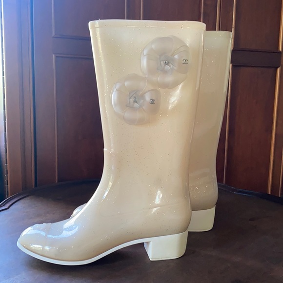 Chanel Jelly Rain Boots